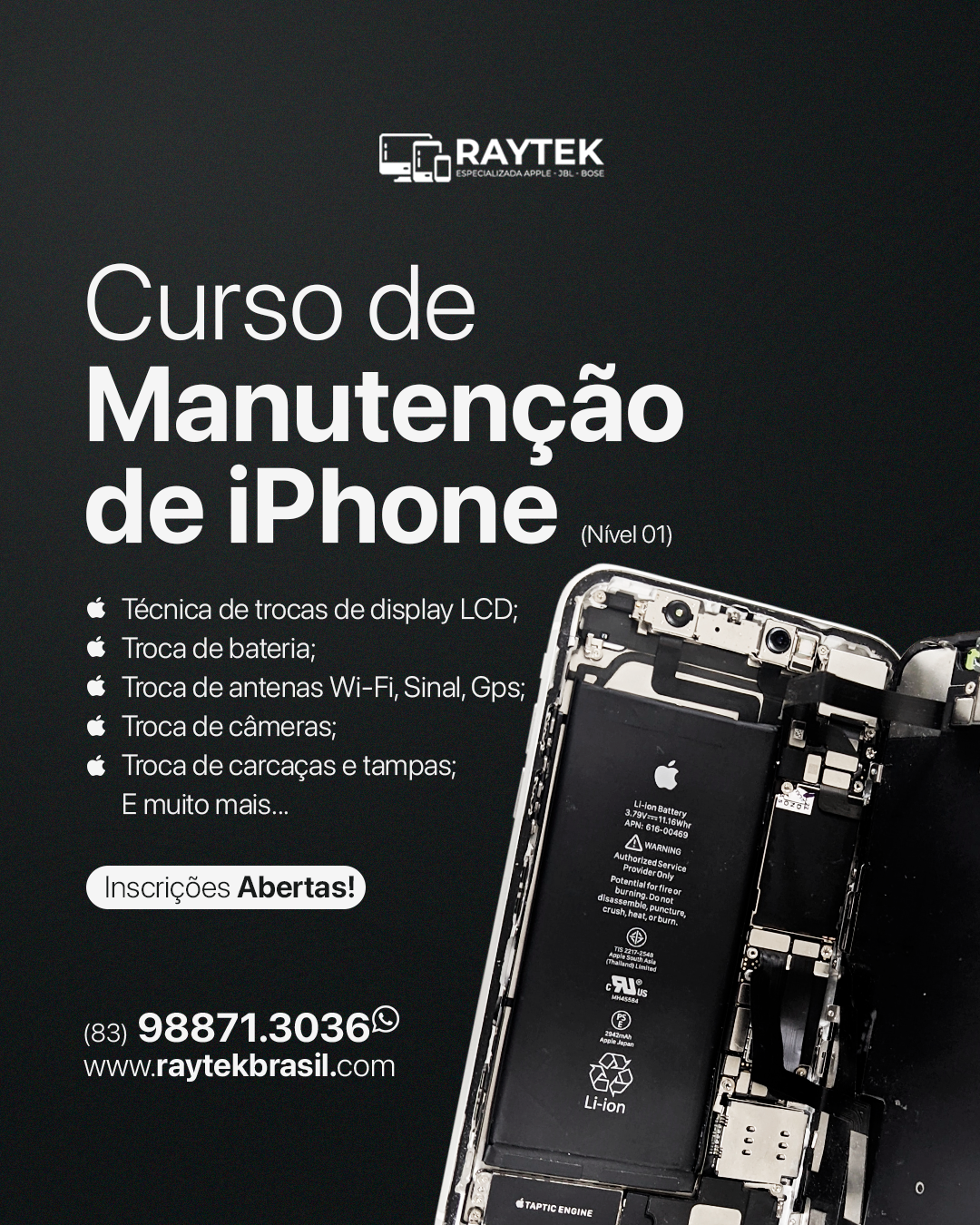 01 - Curso de manutenção de iPhone